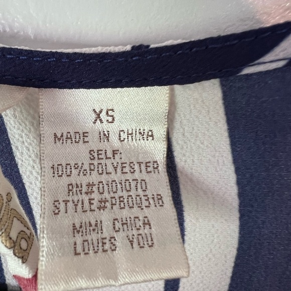 Blue and white stripped romper - Picture 5 of 5